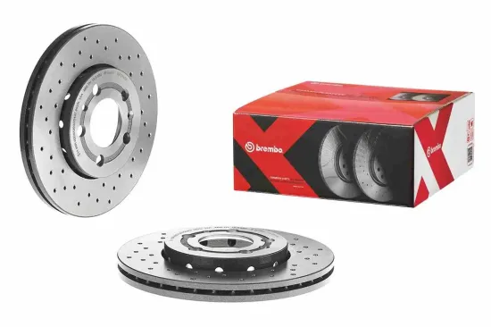 Bremsscheibe Vorderachse BREMBO 09.7011.1X Bild Bremsscheibe Vorderachse BREMBO 09.7011.1X