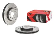 Bremsscheibe Vorderachse BREMBO 09.8601.1X