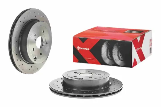 Bremsscheibe Hinterachse BREMBO 09.A198.1X Bild Bremsscheibe Hinterachse BREMBO 09.A198.1X