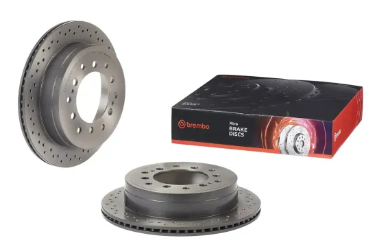 Bremsscheibe Hinterachse BREMBO 09.A334.2X Bild Bremsscheibe Hinterachse BREMBO 09.A334.2X