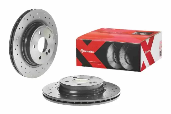 Bremsscheibe Hinterachse BREMBO 09.A760.1X Bild Bremsscheibe Hinterachse BREMBO 09.A760.1X