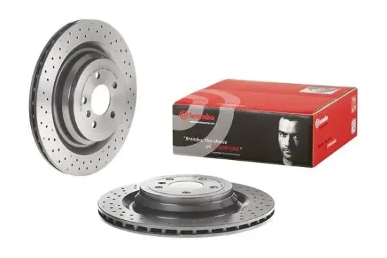 Bremsscheibe Hinterachse BREMBO 09.A961.21 Bild Bremsscheibe Hinterachse BREMBO 09.A961.21