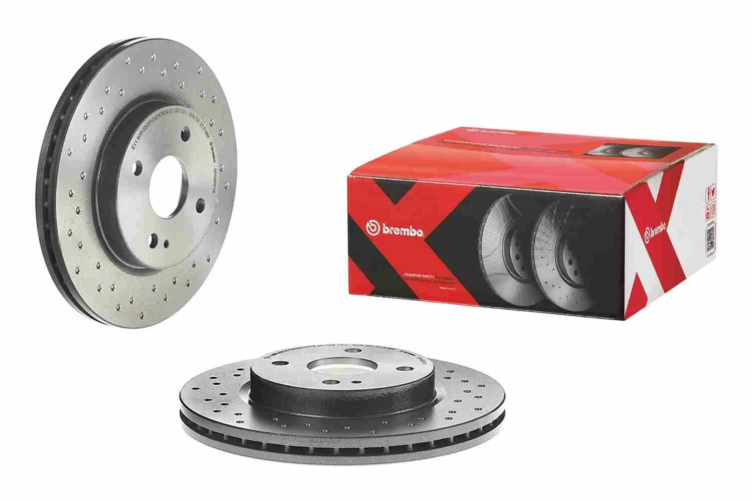 Bremsscheibe Vorderachse BREMBO 09.A968.1X
