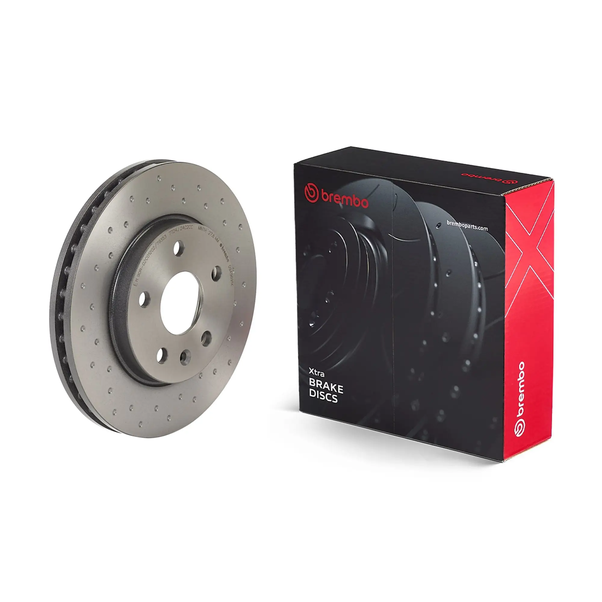Bremsscheibe Vorderachse BREMBO 09.A969.1X