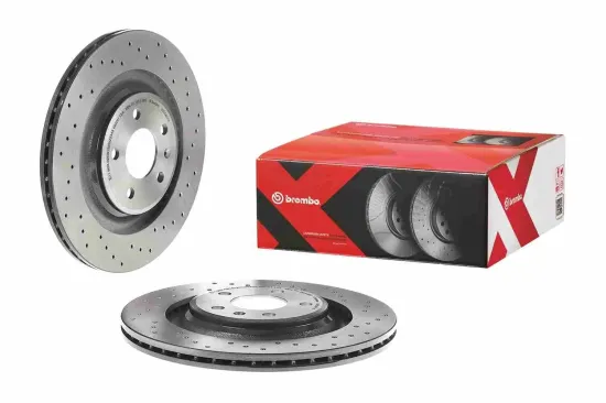 Bremsscheibe Hinterachse BREMBO 09.B040.1X Bild Bremsscheibe Hinterachse BREMBO 09.B040.1X