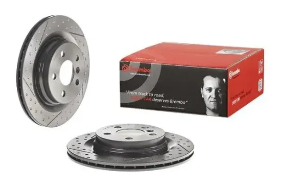 Bremsscheibe Hinterachse BREMBO 09.C743.21 Bild Bremsscheibe Hinterachse BREMBO 09.C743.21