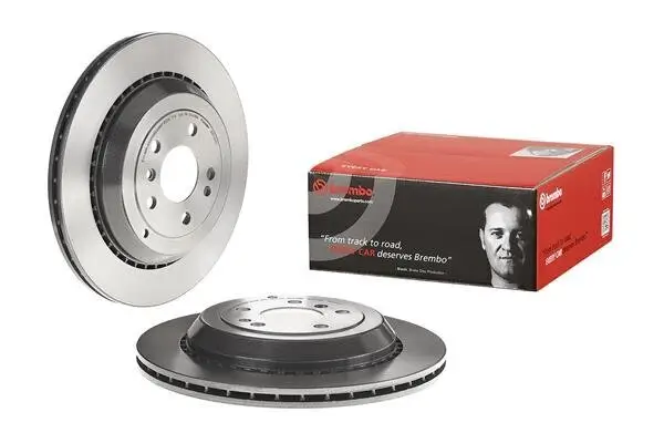 Bremsscheibe Hinterachse BREMBO 09.R124.21