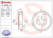 Bremstrommel BREMBO 14.E278.10