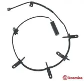 Warnkontakt, Bremsbelagverschleiß Vorderachse BREMBO A 00 296