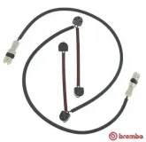 Warnkontakt, Bremsbelagverschleiß Hinterachse BREMBO A 00 339