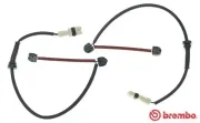 Warnkontakt, Bremsbelagverschleiß Hinterachse BREMBO A 00 342
