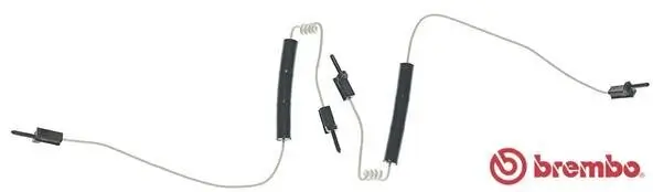Warnkontakt, Bremsbelagverschleiß Hinterachse BREMBO A 00 385