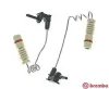 Warnkontakt, Bremsbelagverschlei&szlig; Hinterachse BREMBO A 00 386