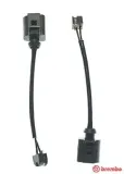 Warnkontakt, Bremsbelagverschleiß Hinterachse BREMBO A 00 452