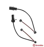 Warnkontakt, Bremsbelagverschleiß Hinterachse BREMBO A 00 493