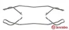 Zubehörsatz, Bremssattel Vorderachse BREMBO A 02 202
