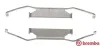 Zubehörsatz, Bremssattel Vorderachse BREMBO A 02 221