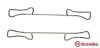 Zubehörsatz, Bremssattel BREMBO A 02 238