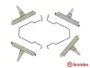 Zubeh&ouml;rsatz, Scheibenbremsbelag Hinterachse BREMBO A 02 243