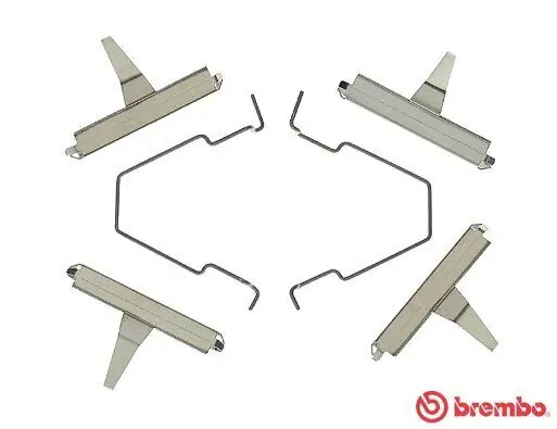 Zubehörsatz, Scheibenbremsbelag Hinterachse BREMBO A 02 243 Bild Zubehörsatz, Scheibenbremsbelag Hinterachse BREMBO A 02 243