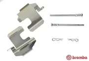 Zubehörsatz, Scheibenbremsbelag BREMBO A 02 244