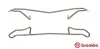 Zubehörsatz, Bremssattel Vorderachse BREMBO A 02 245