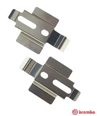 Zubehörsatz, Scheibenbremsbelag Hinterachse BREMBO A 02 250 Bild Zubehörsatz, Scheibenbremsbelag Hinterachse BREMBO A 02 250