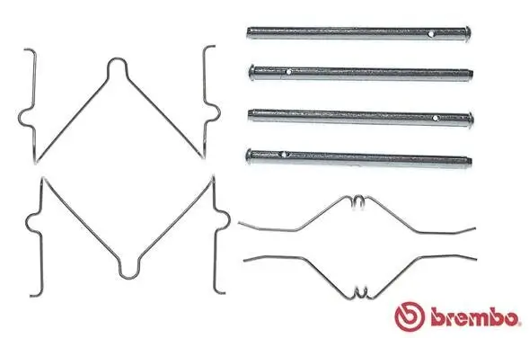 Zubehörsatz, Scheibenbremsbelag BREMBO A 02 263