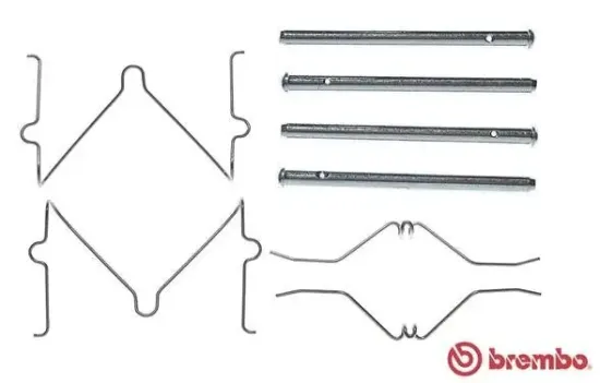 Zubehörsatz, Scheibenbremsbelag BREMBO A 02 263 Bild Zubehörsatz, Scheibenbremsbelag BREMBO A 02 263