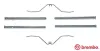 Zubehörsatz, Scheibenbremsbelag Vorderachse BREMBO A 02 264