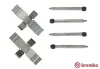Zubehörsatz, Scheibenbremsbelag Hinterachse BREMBO A 02 268