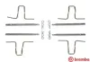 Zubehörsatz, Scheibenbremsbelag Hinterachse BREMBO A 02 278