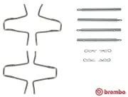 Zubehörsatz, Scheibenbremsbelag BREMBO A 02 280