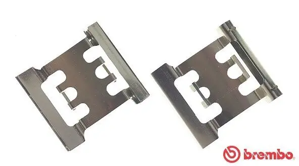 Zubehörsatz, Scheibenbremsbelag Vorderachse BREMBO A 02 314