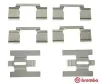 Zubeh&ouml;rsatz, Scheibenbremsbelag Vorderachse BREMBO A 02 317