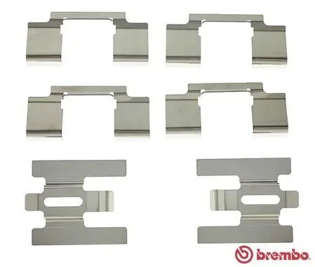 Zubehörsatz, Scheibenbremsbelag Vorderachse BREMBO A 02 317 Bild Zubehörsatz, Scheibenbremsbelag Vorderachse BREMBO A 02 317