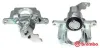 Bremssattel hinter der Achse Hinterachse links BREMBO F 11 016