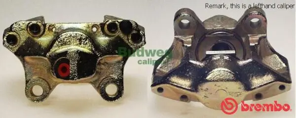 Bremssattel hinter der Achse Hinterachse rechts BREMBO F 50 021
