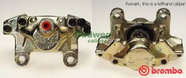 Bremssattel hinter der Achse Hinterachse rechts BREMBO F 50 051