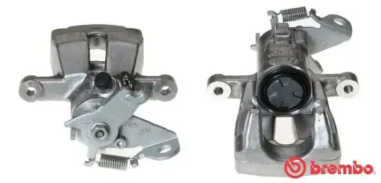 Bremssattel hinter der Achse Hinterachse links BREMBO F 68 100 Bild Bremssattel hinter der Achse Hinterachse links BREMBO F 68 100