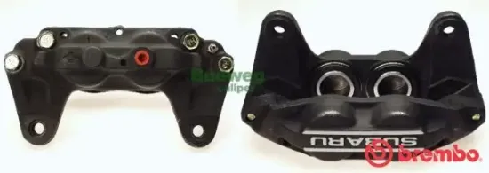 Bremssattel hinter der Achse Vorderachse links BREMBO F 78 018 Bild Bremssattel hinter der Achse Vorderachse links BREMBO F 78 018