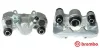 Bremssattel hinter der Achse Hinterachse links BREMBO F 83 196