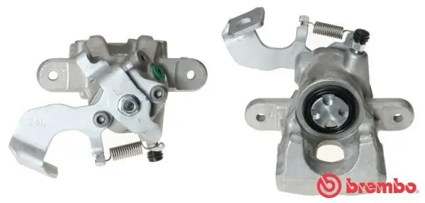 Bremssattel hinter der Achse Hinterachse links BREMBO F 83 258