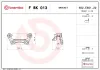 Bremssattelhaltersatz BREMBO F BK 013 Bild Bremssattelhaltersatz BREMBO F BK 013