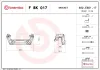 Bremssattelhaltersatz links rechts Hinterachse BREMBO F BK 017 Bild Bremssattelhaltersatz links rechts Hinterachse BREMBO F BK 017