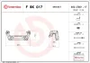 Bremssattelhaltersatz Hinterachse links rechts BREMBO F BK 017 Bild Bremssattelhaltersatz Hinterachse links rechts BREMBO F BK 017