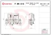 Bremssattel vor der Achse Vorderachse rechts BREMBO F BR 013 Bild Bremssattel vor der Achse Vorderachse rechts BREMBO F BR 013