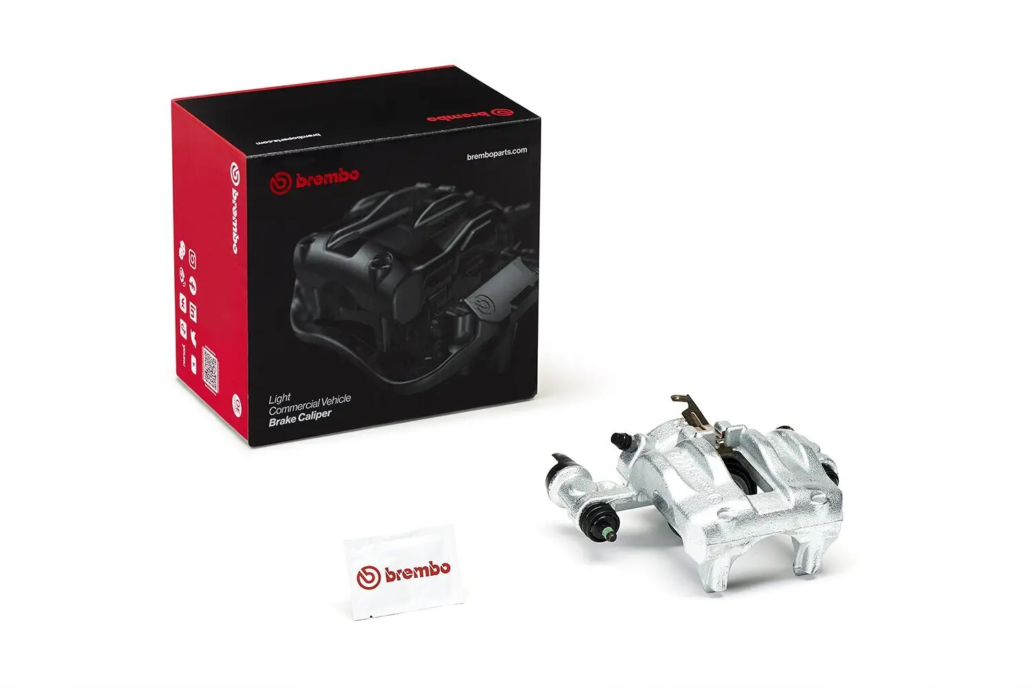 Bremssattel Hinterachse rechts vor der Achse BREMBO F BR 019
