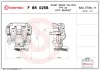 Bremssattel Hinterachse rechts vor der Achse BREMBO F BR 025B Bild Bremssattel Hinterachse rechts vor der Achse BREMBO F BR 025B
