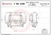 Bremssattel hinter der Achse Vorderachse rechts BREMBO F BR 035B Bild Bremssattel hinter der Achse Vorderachse rechts BREMBO F BR 035B